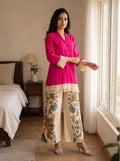 Premium Cotton Co-ord Set for Women with Printed Palazzo