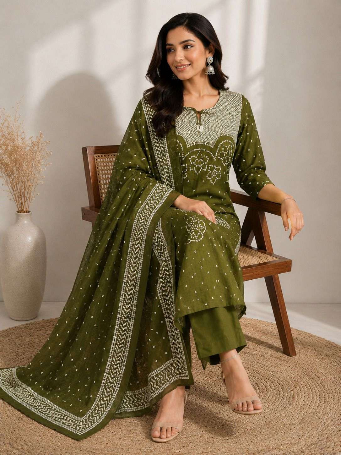 Embroidered Kurti Pant Combo for Office Wear | Fabloom Fabloom