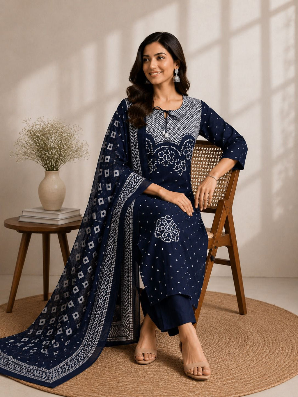 Upgrade your office wear wardrobe with this classy & kurti pant & with embroidery Fabloom