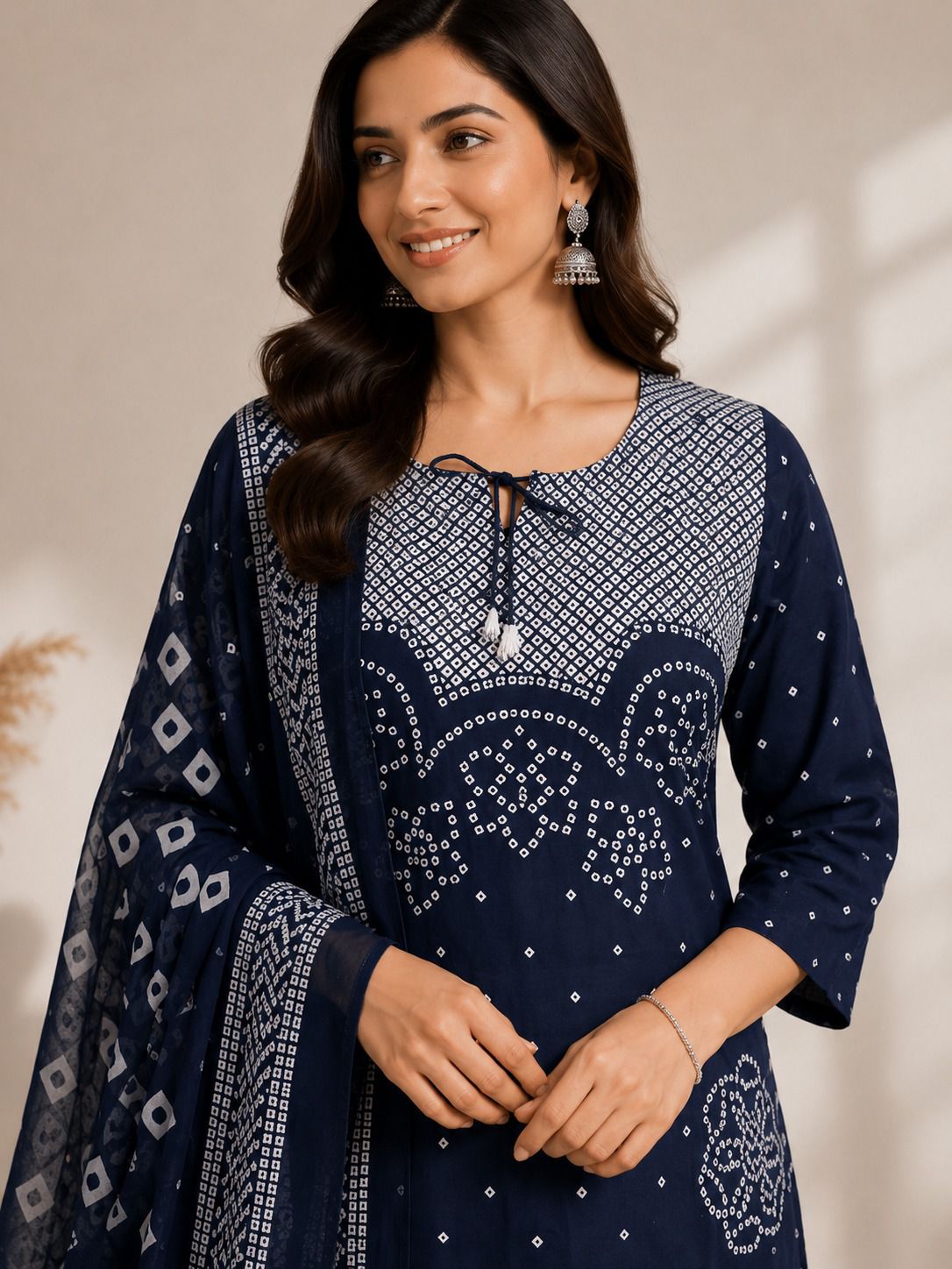 Upgrade your office wear wardrobe with this classy & kurti pant & with embroidery