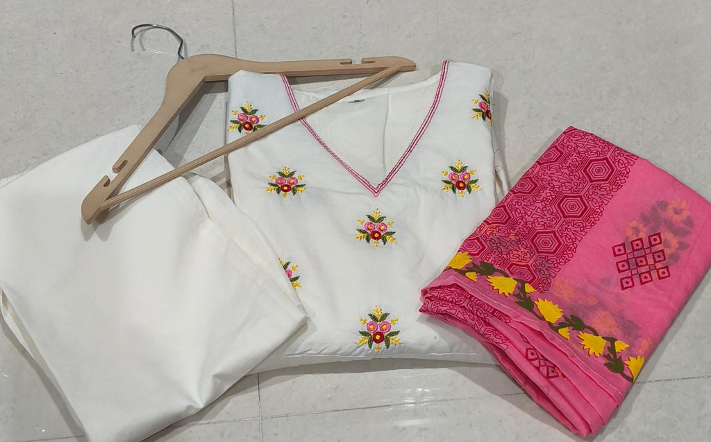 Anarkali Pant Dupatta Set