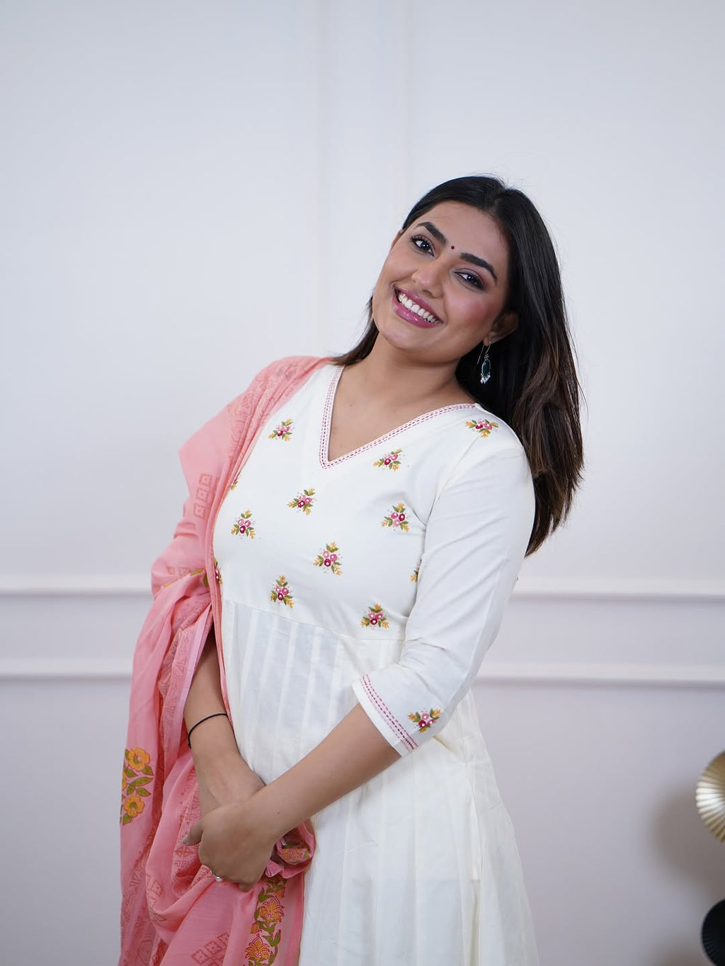 Anarkali Pant Dupatta Set