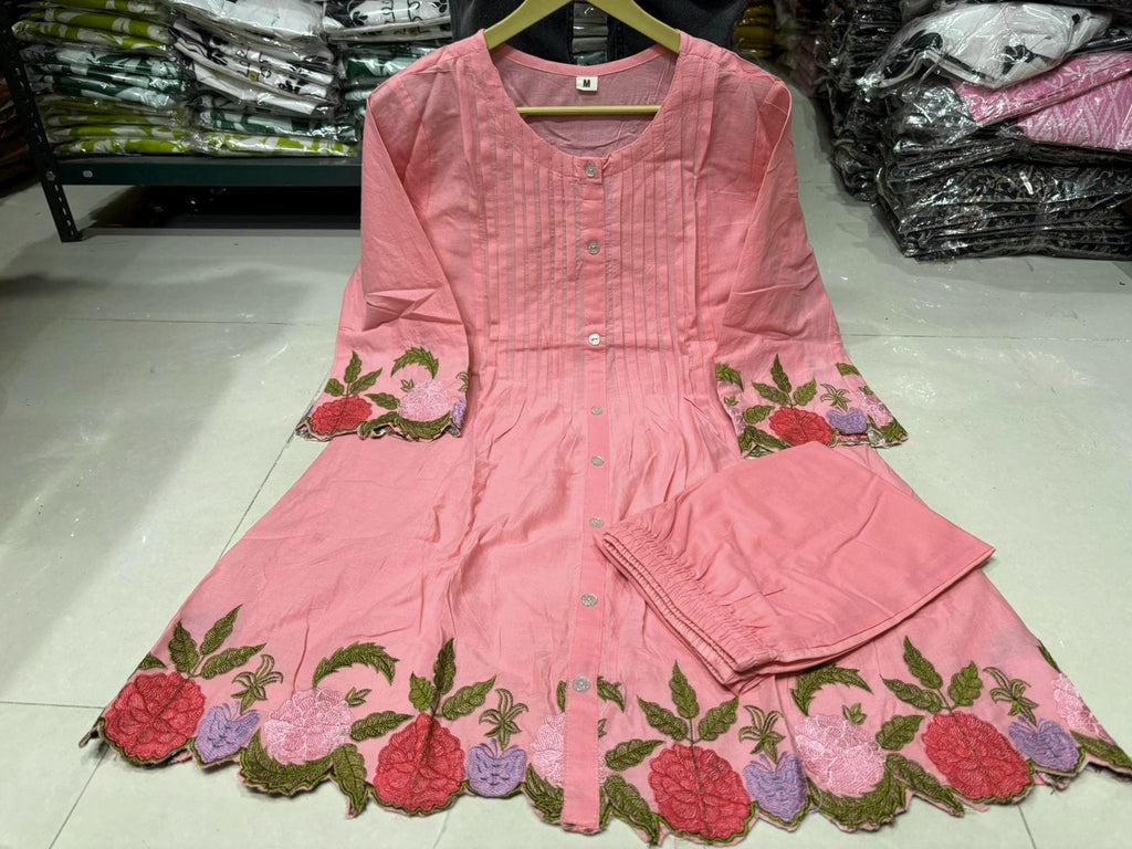 🌸 Floral Bloom Co-ord Set | Cotton 60×60 Where Comfort Meets Elegance