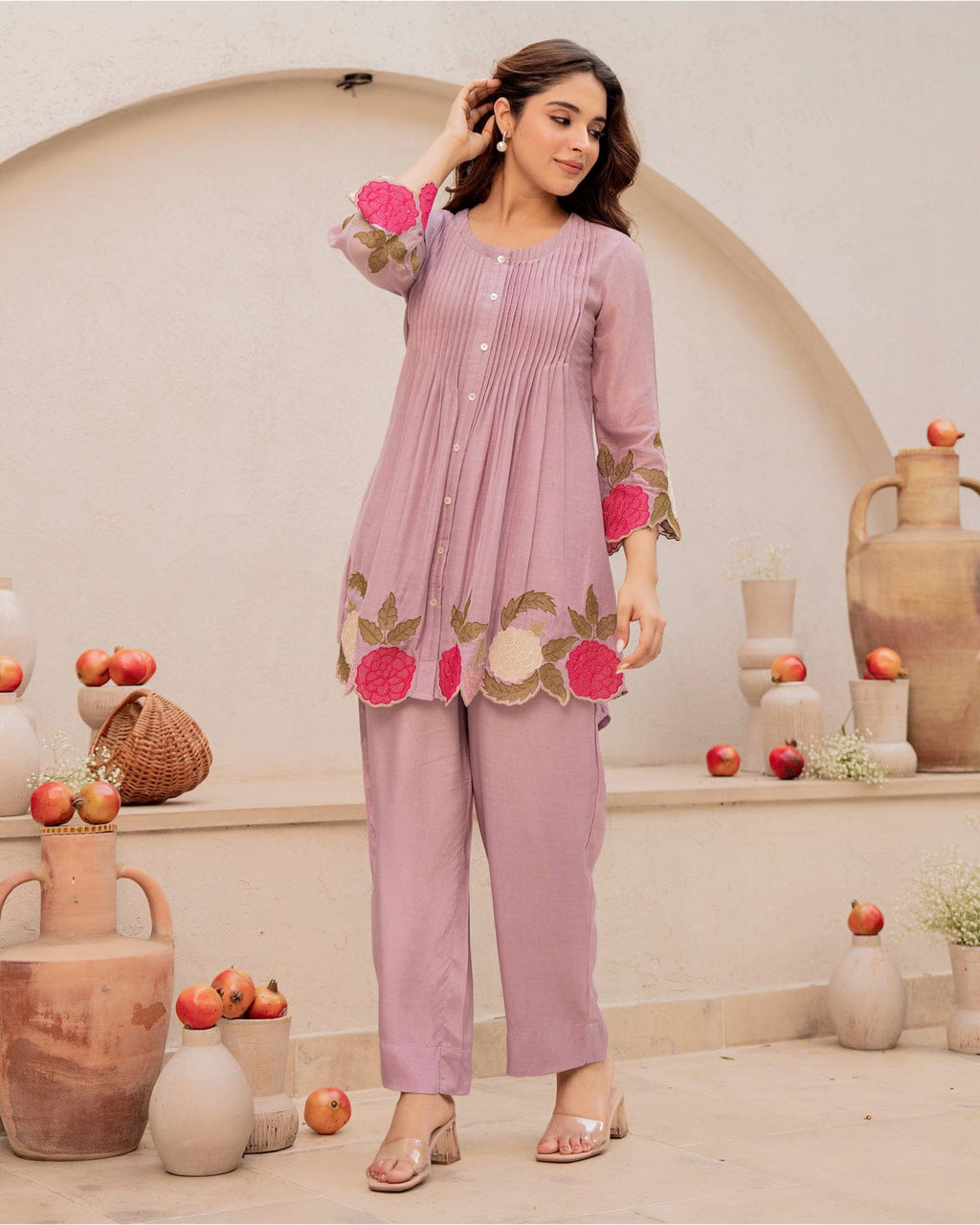 🌸 Floral Bloom Co-ord Set | Cotton 60×60 Where Comfort Meets Elegance