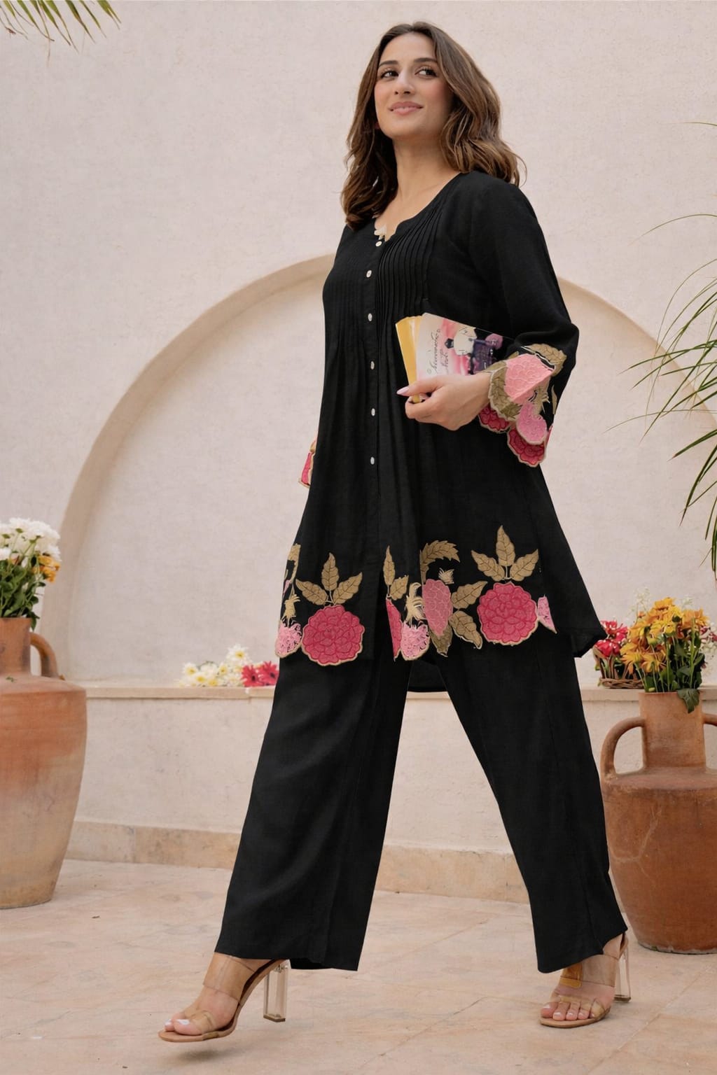 🌸 Floral Bloom Co-ord Set | Cotton 60×60 Where Comfort Meets Elegance