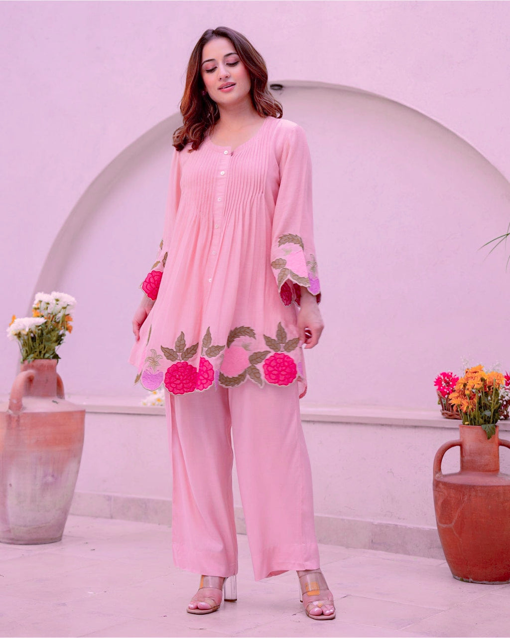 🌸 Floral Bloom Co-ord Set | Cotton 60×60 Where Comfort Meets Elegance