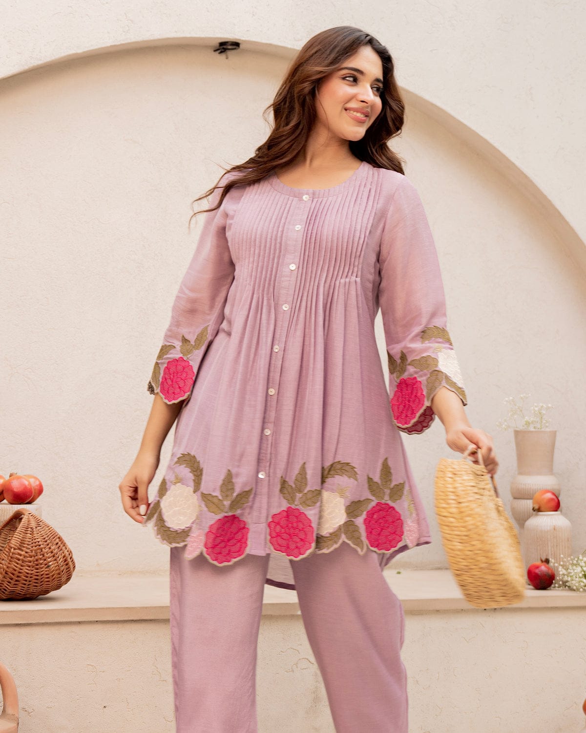 🌸 Floral Bloom Co-ord Set | Cotton 60×60 Where Comfort Meets Elegance