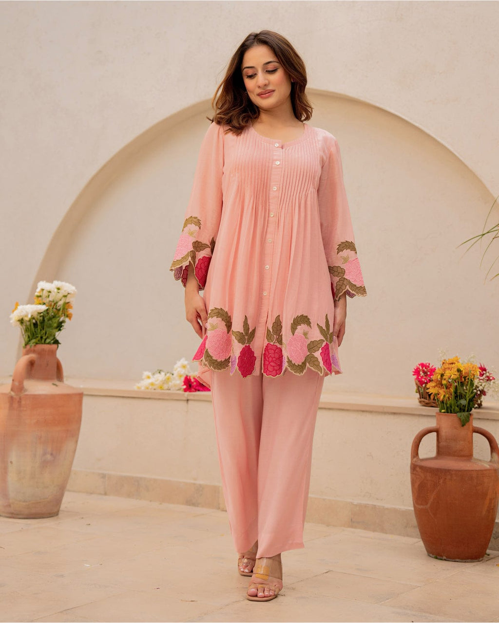 🌸 Floral Bloom Co-ord Set | Cotton 60×60 Where Comfort Meets Elegance