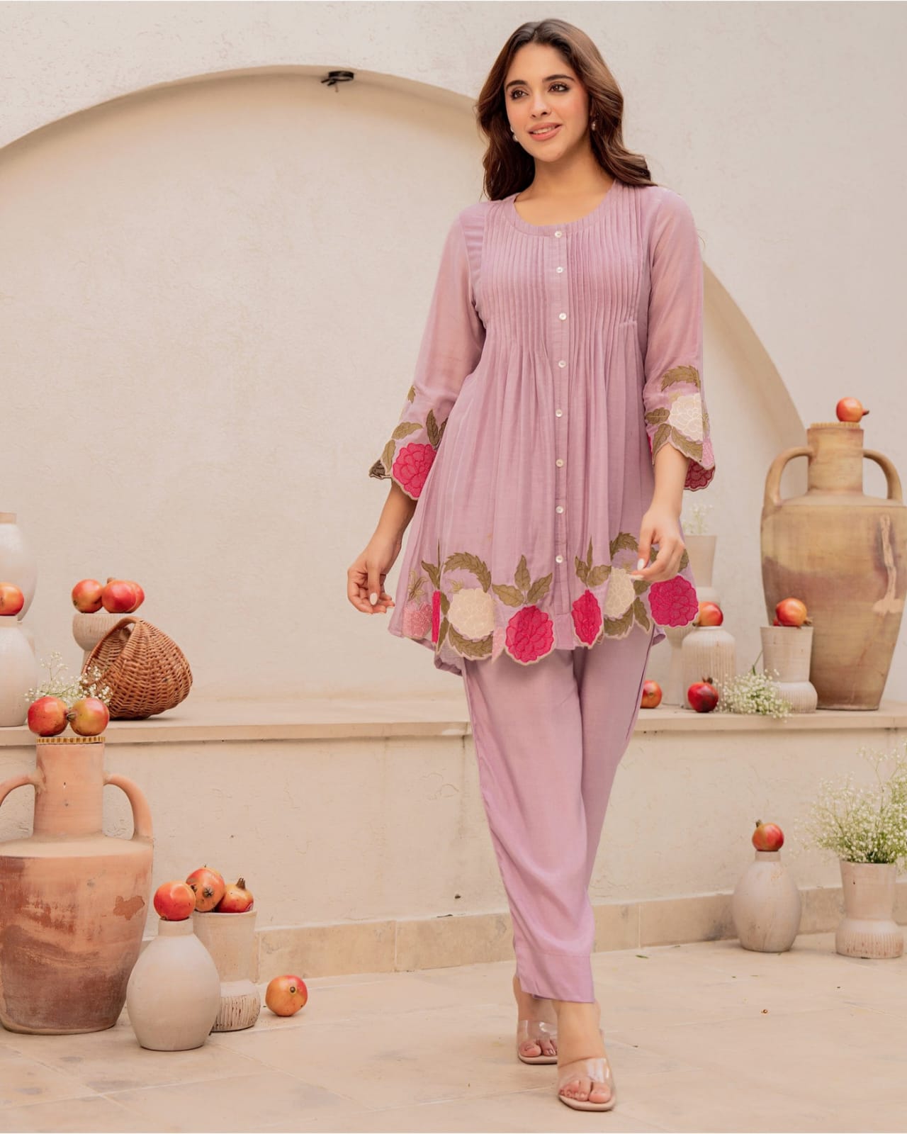 🌸 Floral Bloom Co-ord Set | Cotton 60×60 Where Comfort Meets Elegance