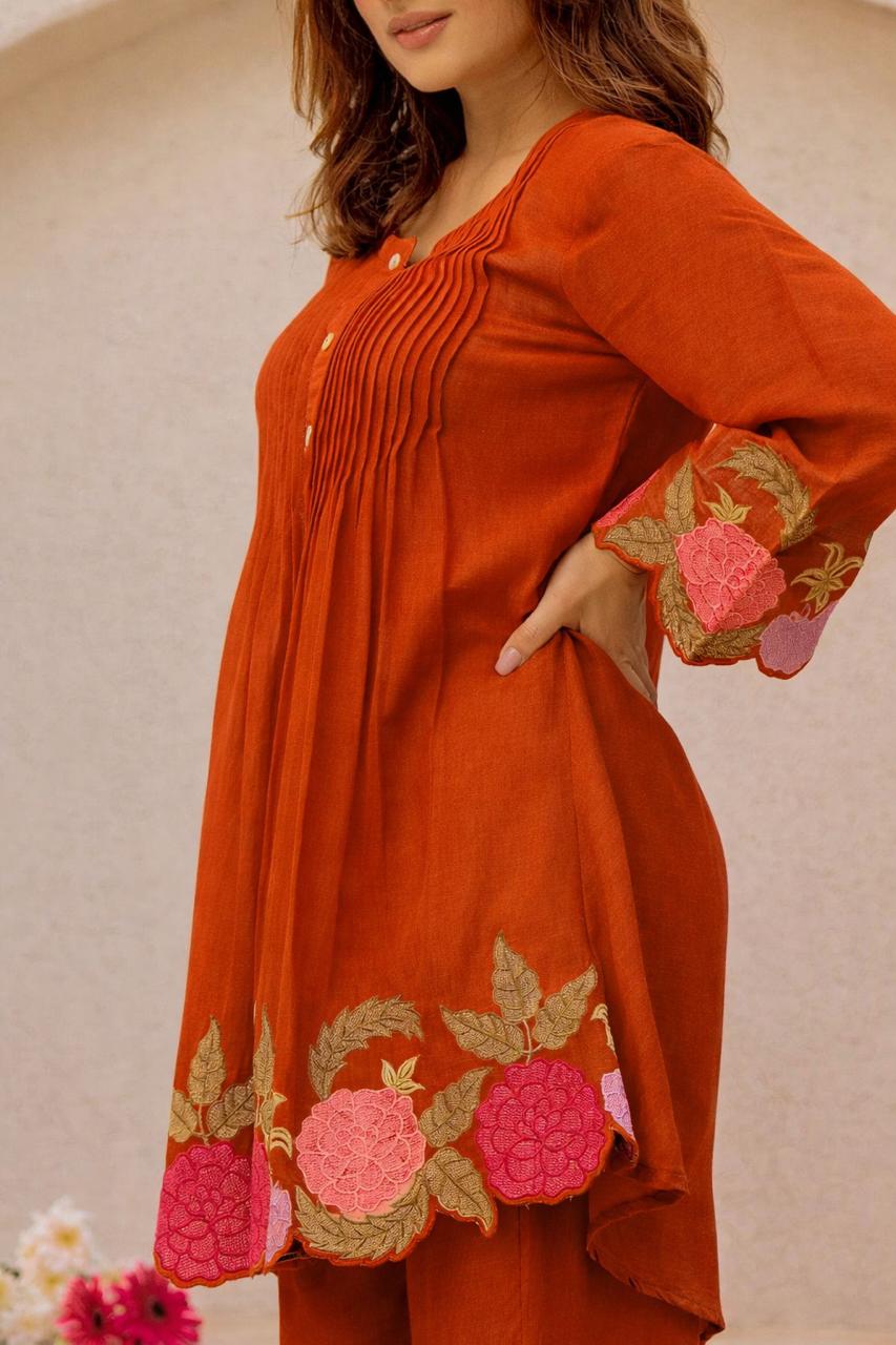 🌸 Floral Bloom Co-ord Set | Cotton 60×60 Where Comfort Meets Elegance