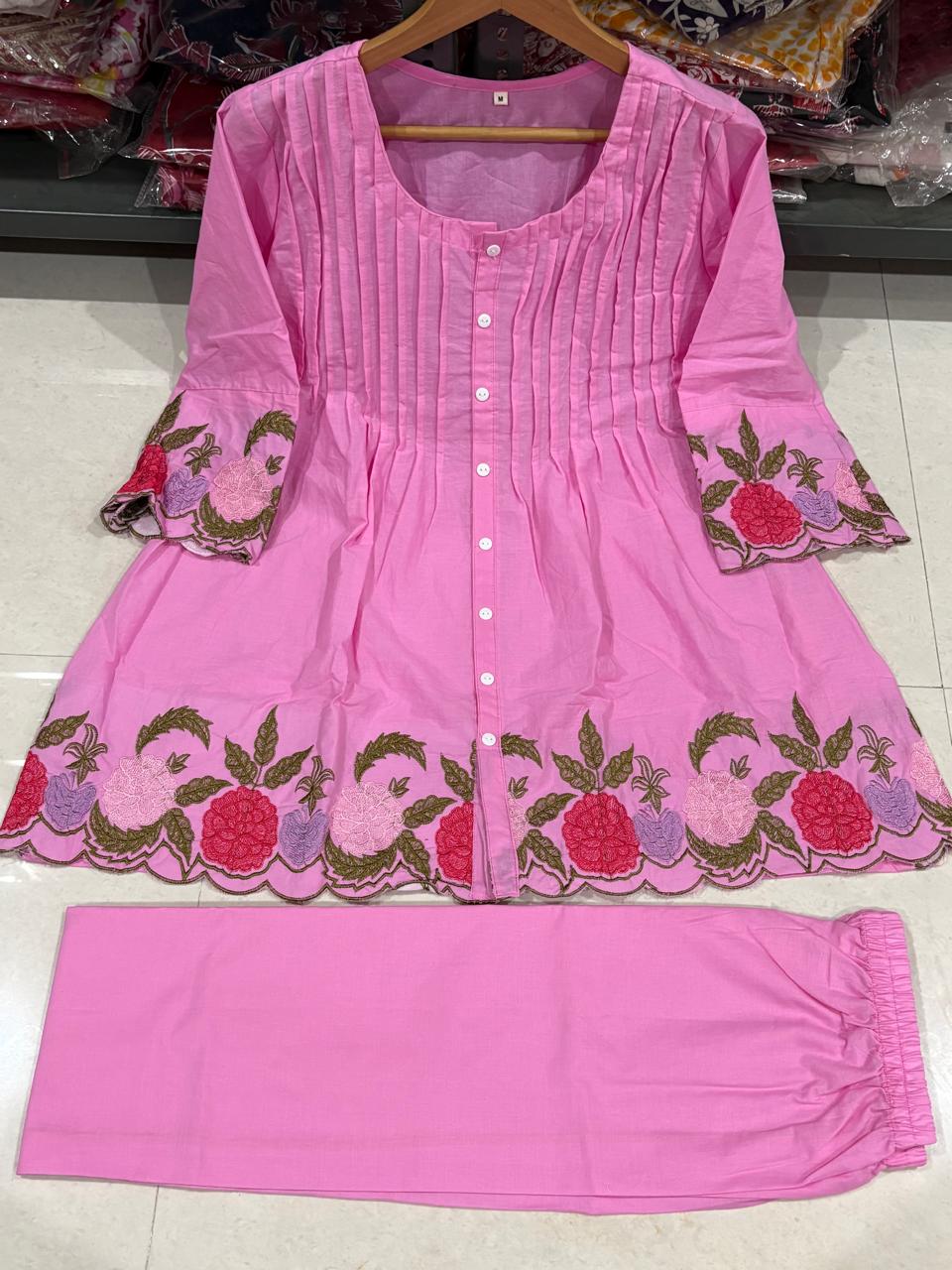 🌸 Floral Bloom Co-ord Set | Cotton 60×60 Where Comfort Meets Elegance