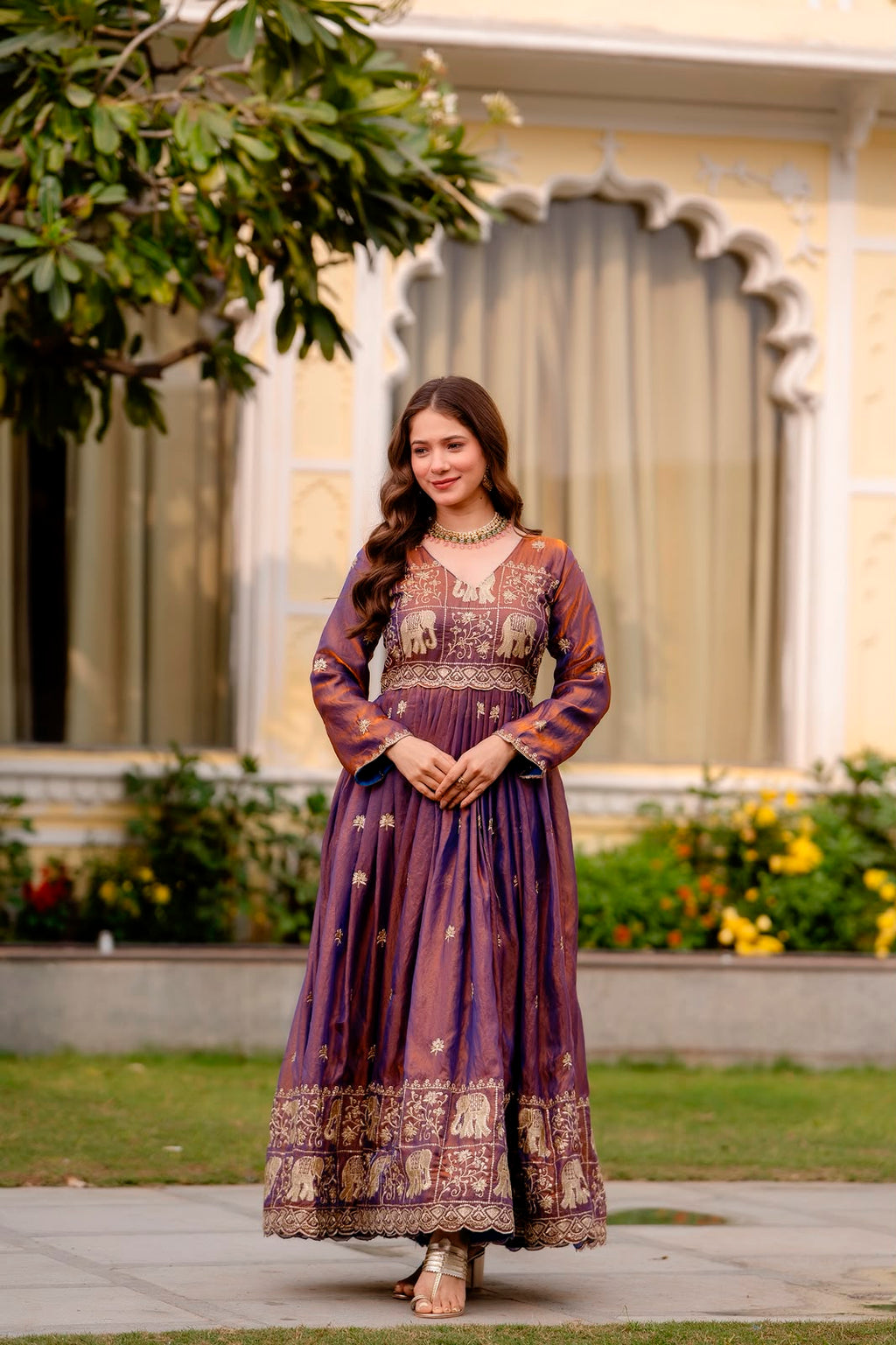 royal-purple-fendy-satin-embroidered-gown-front-view-rr38