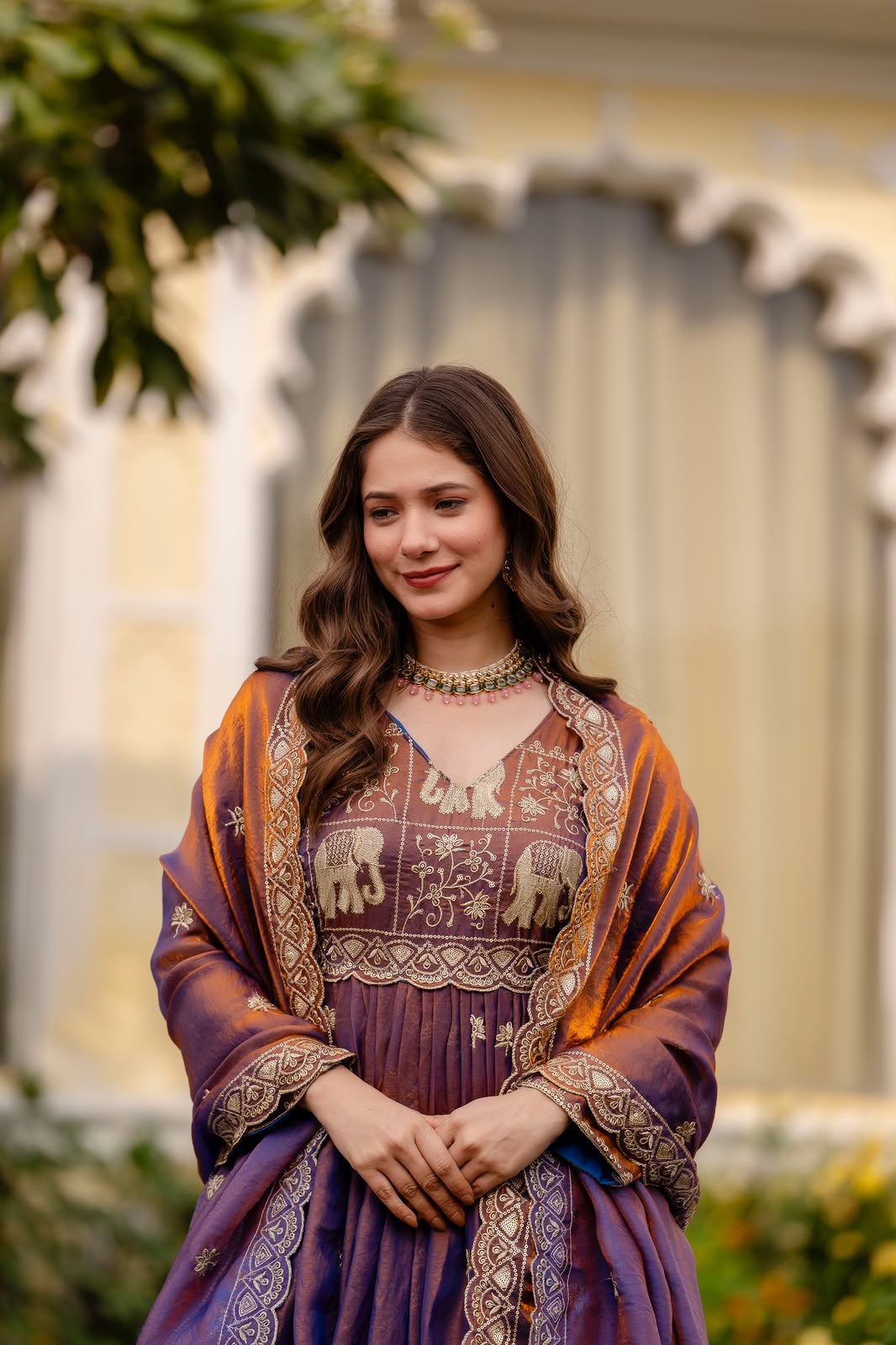royal-purple-fendy-satin-gown-closeup-rr38